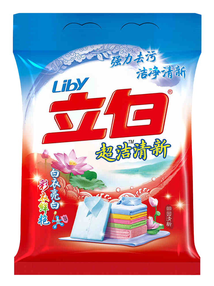 4kg立白超洁清新洗衣粉(标注版) 原价:38元 特价:29.9元