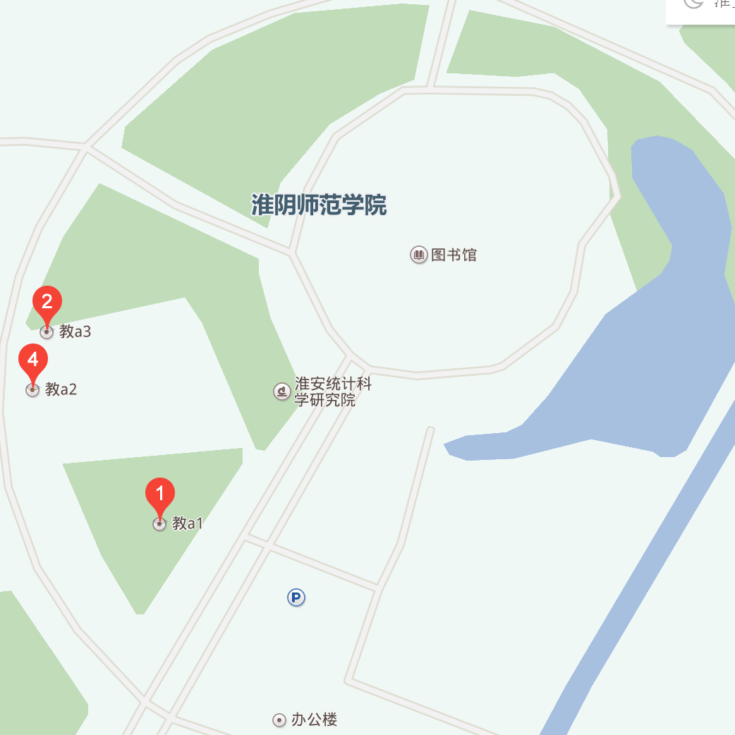 淮阴师范学院平面地图图片