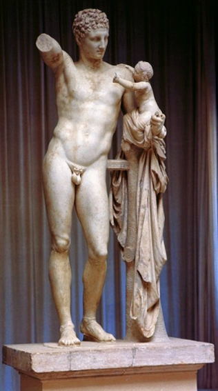 赫耳墨斯和雕像者图片