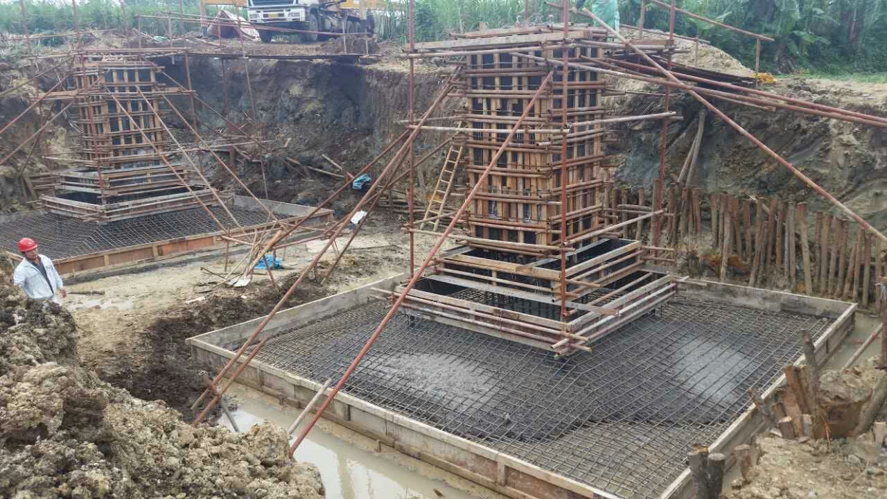 情况 贵州送变电工程公司送电第一分公司 500kv海南联网线路基础施工