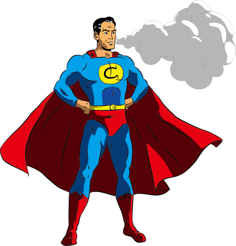 超人烟油合作实体店展示