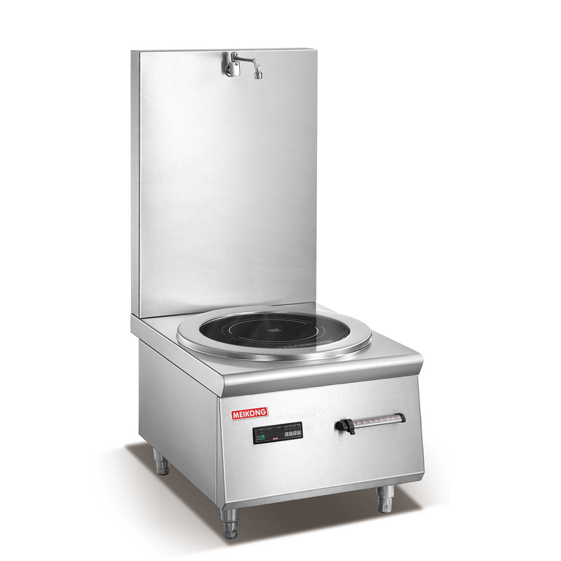 (能效数据来源于德国莱茵tuv认证) 单头台式炒炉 电磁矮汤炉