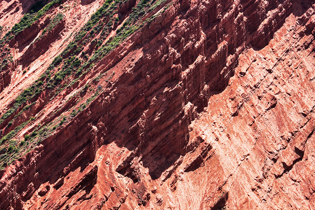 近似色:由各种红色组成的近似色     《无题》    摄影:易向军