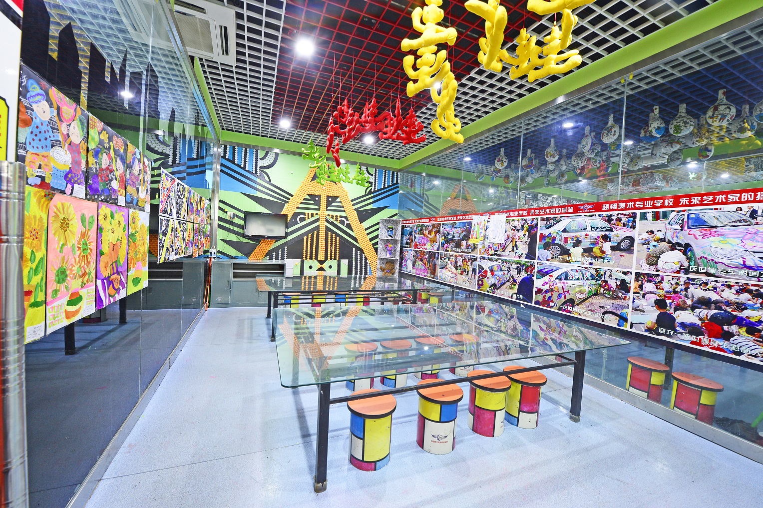 蓝翔美术专业学校各校区环境