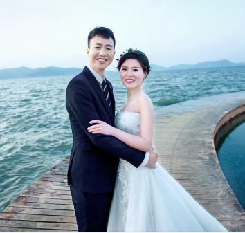 杨丹和老公结婚照片图片