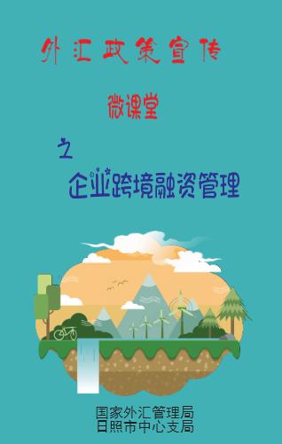 山東省分局日照市中心支局外匯政策宣傳微課堂之企業(yè)跨境融資管理